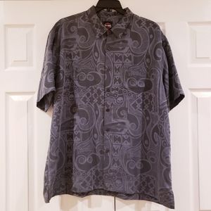 Men's Harley Davidson Short Sleeve Shirt 3XL - Gray